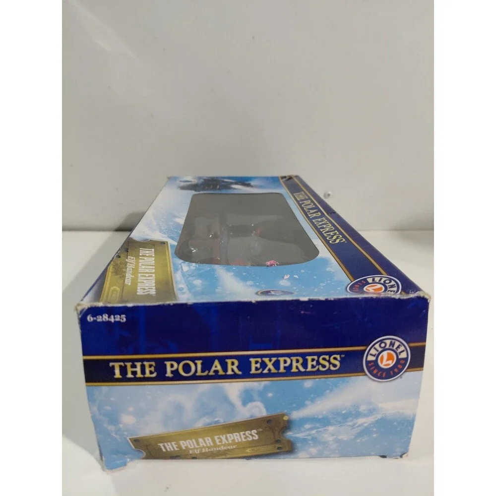 Lionel 6-28425  Train O Gauge Model Railroad Polar Express Elf Handcar w/ Box